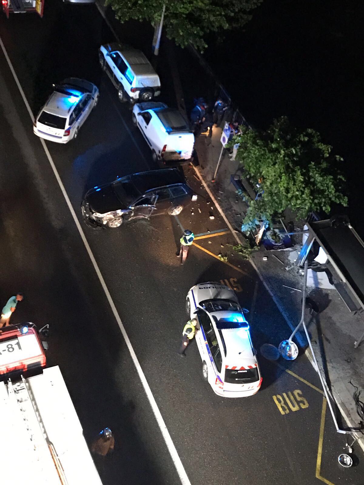 Detingut un conductor begut i amb el carnet de conduir suspès després d'un accident a Sant Julià