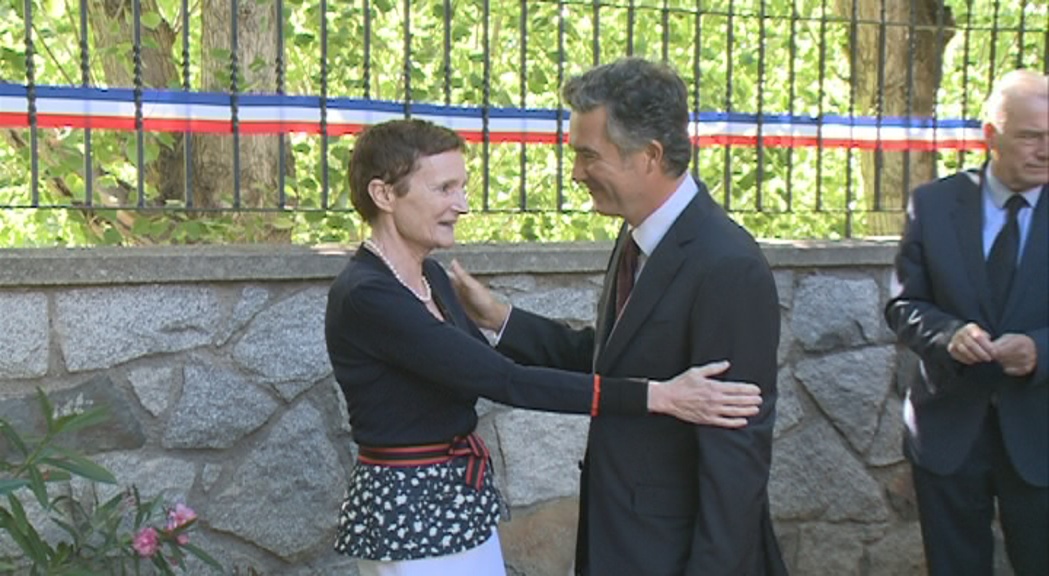 L'ambaixadora de França, satisfeta amb les obres d'Ax-les-Thermes o els projectes POCTEFA