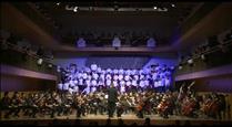 110 joves músics al concert de Santa Cecília que enguany inclou la percussió corporal com a novetat