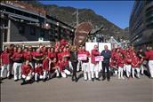 1.400 euros per a Assandca de la tassa solidària dels Castellers d'Andorra