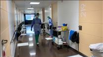 50 pacients dels prop de 400 positius de la Covid-19 estan ingressats a l'hospital 