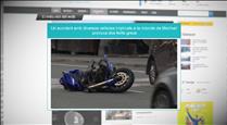 L'accident entre una furgoneta i una moto prop de la rotonda de Meritxell, el més vist de la setmana al web 