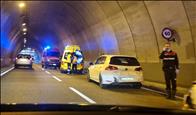 Accident al túnel de Ràdio Andorra que provoca retencions a la carretera 