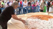 L'Aldosa celebra un any més la degustació de l'ensaïmada més gran dels Pirineus