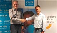 Andorra Esports Clúster i Unicef Andorra signen  conveni per primera vegada
