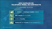 Andorra Telecom enceta el desembre amb una rebaixa de tarifes
