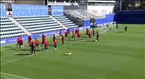 Bon ambient al FC Andorra abans d'enfrontar-se al líder