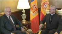 Borrell destaca les bones relacions diplomàtiques en la trobada amb Vives