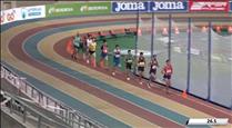 Carabaña torna a batre el rècord d'Andorra del 3.000 en pista coberta