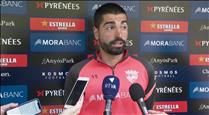 Carlos Martínez: "A la mitja part l'àrbitre em va confirmar que el gol anul·lat era legal"