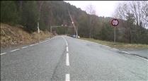La carretera del coll d'Ordino es tanca dijous fins a la primavera
