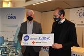 La CEA lliura prop de 5.500 euros a la Creu Roja