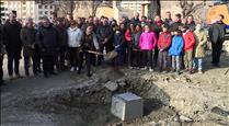 Es col·loca la primera pedra del parc de l'Ossa