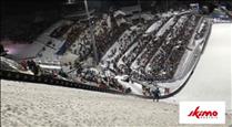 Comença la Copa del Món d'esquí d'Skimo amb un salt de trampolí 