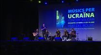 El concert solidari 'Músics per Ucraïna' omple el Prat del Roure