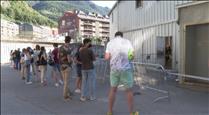 Cues a l'stop-lab per fer-se el test d'antígens per accedir a l'Andorra Mountain Music
