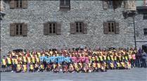 El CV Andorra fa la foto anual de tots els equips a Casa de la Vall