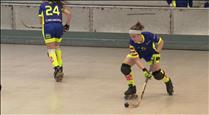 Derrota de l'Andorra HC femení contra l'Igualada (3-7)