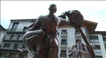 Desvelada l'escultura d'Ángel Calvente a l'avinguda Meritxell