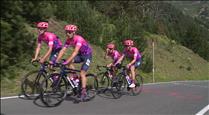 Equips Pro Tour com Education First preparen el Tour de França a Andorra