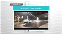 L'espectacular imatge d'un vehicle bolcat a la Baixada del Molí,  la notícia més vista de la setmana