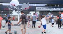 Èxit de la inauguració de les pistes de bàsquet de la zona esportiva Prat Salit