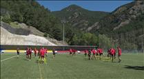 El FC Andorra arrenca la pretemporada amb Lizoain com la primera cara nova