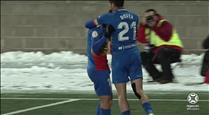El FC Andorra arriba a posicions de Play-off d'ascens rebentant la porta 7 a 1 contra el Linense