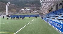 El FC Andorra busca la victòria en un estadi de dimensions reduïdes
