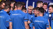 El FC Andorra ha fet el darrer entrenament a les instal·lacions del Barça