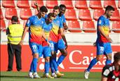El FC Andorra rescata un punt sobre la botzina contra el Mirandés (1-1)