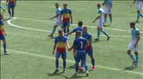 El FC Andorra supera l'Atlètic d'Escaldes (2-0) en el primer partit a l'Estadi Nacional 