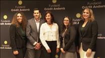 La Fundació Crèdit Andorrà lliura els diplomes de les beques de postgrau 2018 i 2019