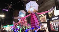  Gegants lluminosos omplen l'eix central per donar el tret de sortida a l'últim cap de setmana de l'Andorra Shopping Festival