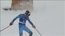  Les inclemències meteorològiques dificulten les curses als esquiadors a l'últim dia de tancar el Borrufa