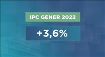 L'IPC se situa en el 3,6% al gener