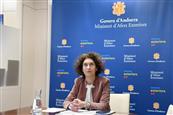 Maria Ubach reitera el suport d'Andorra al poble ucraïnès i condemna la invasió russa