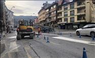 La Massana construeix una rotonda definitiva a l'encreuament de l'avinguda Sant Antoni amb les Costes després de la prova pilot