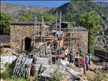 Els membres del Consell Assessor del Patrimoni Cultural visiten els treballs de reconstrucció de Sant Vicenç d'Enclar