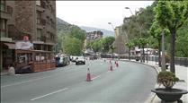 Mobilitat continua activant el doble carril de pujada a Sant Julià per descongestionar el trànsit