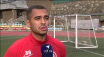 Moha, jugador del FC Andorra: 'Ens està costant fer gols, però no estem preocupats perquè estem fent les coses bé'