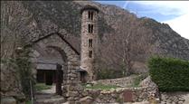 Un mur podria revelar la història més desconeguda de l'església de Santa Coloma
