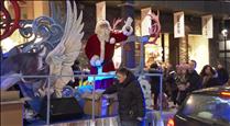 El Pare Noel visita Andorra la Vella abans de la nit de Nadal