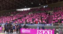 El Poliesportiu es vesteix de rosa coincidint amb el Dia Mundial del Càncer de Mama