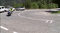 Es posa en marxa la prova pilot al Coll d'Ordino per evitar més accidents de motos i bicicletes
