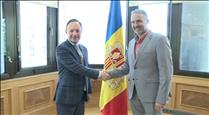 Primera trobada amb el nou alcalde de la Seu, Jordi Fàbrega, per tractar de la candidatura a la UNESCO i altres projectes transfronterers