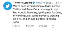 Problemes tècnics a Twitter han impedit el seu ús durant unes hores