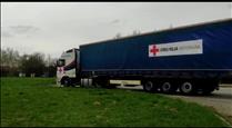 El quart comboi de la Creu Roja, amb mecenatge d'empreses del país, arriba a Lublin