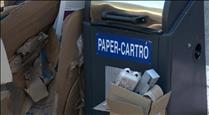La recollida de paper i cartró està en risc de desaparèixer, segons els gestors de residus