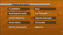 El Reial Madrid Castilla serà un dels rivals del FC Andorra a la nova primera RFEF